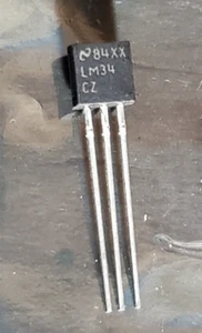 National Semi LM34CZ IC (Sensor de temperatura Fahrenheit de precisión) - Imagen 1 de 2