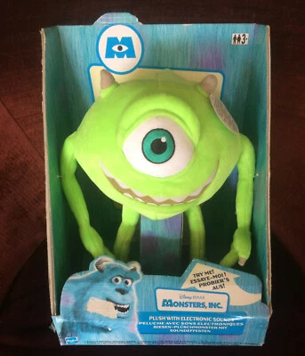 Monster INC Mike Wazowski DISNEY PIXAR HASBRO 2001 in original box.. - image 1 of 4