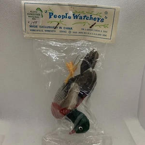 Vintage Mallard Duck For Floral Arrangements Decoration Crafts Home Garden 5" - Picture 1 of 8