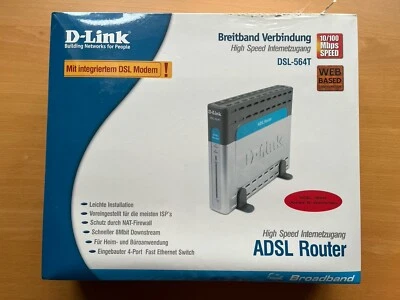 D-Link Wireless Router DSL-564T / DSL Modem / High Speed Internet Access OVP NOS - Bild 1 von 2