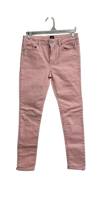 GAP Niñas Tiro Alto Elastizado Denim Jeggings Rosa Talla 12 Regular Foto 1 de 3