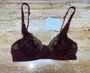 La Perla Ballade Lace Silk Unlined UW Bra Women's 32B NWT - Picture 1 of 6