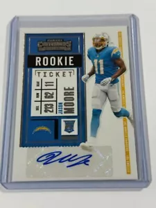 Boleto de novato Panini Contenders #231 Jason Moore 2020 autógrafo automático radiocontrol - Imagen 1 de 2