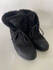 UGG Women's Jeovana Black Wedge Booties Boots, Size US 9.5 1017421 Good Cond