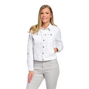 French Dressing Jeans 293861 Denim Pointed Collar Embellished Jacket size XS - Picture 1 of 4