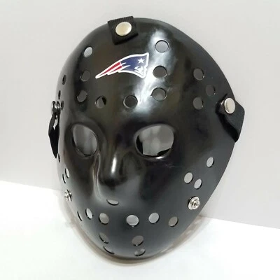 Máscara de hockey de los New England Patriots | Halloween | Jason | Disfraz | Fiesta Playoffs Foto 1 de 2