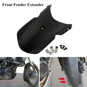 Black Front Fender Extension 5.75''Extender For BMW F650GS (twin) F800GS /ADV EV - Picture 1 of 8