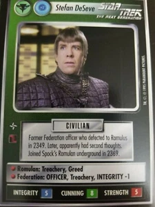 Star Trek CCG AU Alternate Universe Stefan DeSeve NrMint-MINT TCG - Picture 1 of 1