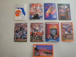 University of Florida Gators Football Pocket Game Schedules of the 1990's - Picture 1 of 2