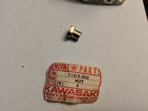 Kawasaki NOS Brake Rod Adjusting Nut C2 F2 F3 F6 F7 G3 G4  - 92015-008 - Picture 1 of 1