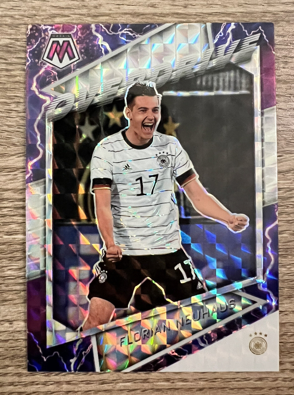 2021-22 Panini Mosaic FIFA Road To World Cup OVERDRIVE Purple Florian Neuhaus