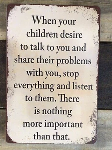 12"x8" Vintage Style Inspirational Metal Sign...FREE SHIPPING! - Picture 1 of 6