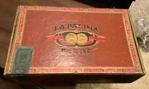 Vintage Ideals Zigarrenbox LA PALINA DE LUXE Congress Co um 1950 sehr schön!! - Bild 1 von 6