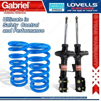 Front STD Gabriel Ultra Strut Shocks Springs for Holden Commodore One Tonner VY - image 1 of 2