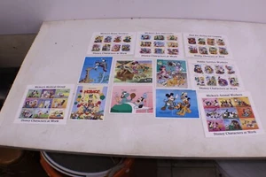 disney world of postage stamps guyana characters at work - Picture 1 of 12