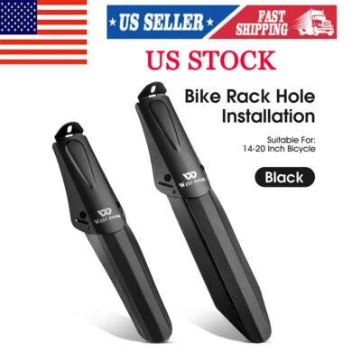 US - Mountain Bike Mudguard Front and Rear Set MTB Bicycle Fenders Guards 2PCS - Image 1 of 3