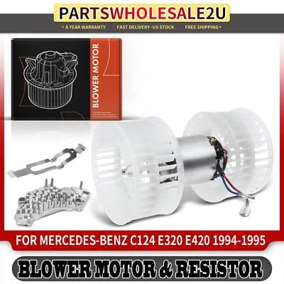 HVAC Blower Motor & Resistor Kit for Mercedes-Benz E320 E420 1994-1995 E500 1994 - Image 1 of 4