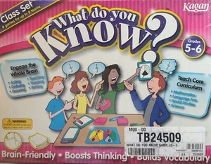 Kagan Cooperative Learning Class game set "What do you Know?" - Picture 1 of 4