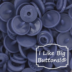 KAM Plastic Snaps: B32 Denim Blue-Size 20/T5-No Sew Snap Buttons Sewing Crafts - Picture 1 of 12