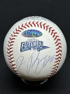 Jose Reyes Signed 2002 Futures Game Logo Baseball Just Minors COA New York Mets - Picture 1 of 2