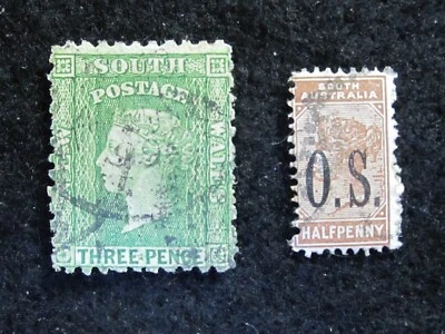 AUSTRALIA/S. AUSTRALIA - SCOTT# 37,O67 - USED - CAT VAL $40.50 - Image 1 of 2