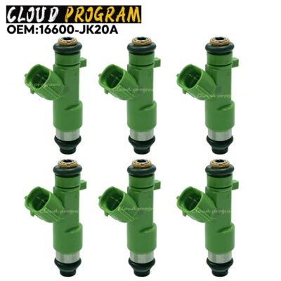 Inyector de combustible adecuado 07-2014 Nissan Infiniti 350z ALTIMA Máxima Murano 3,5 l L V6 6 piezas Foto 1 de 4