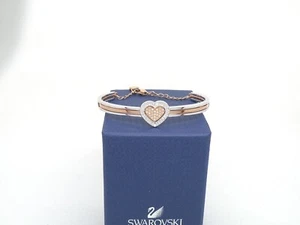 Auténtico brazalete de cristal Swarovski "CUPIDO"" acabado mixto nuevo en caja - Imagen 1 de 4