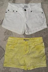 Girls Size 10 Lot Of 2 Designer Shorts : Tommy Hilfiger & DKNY  - Picture 1 of 8
