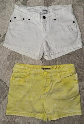 Girls Size 10 Lot Of 2 Designer Shorts : Tommy Hilfiger & DKNY  - Image 1 of 4