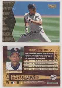 1997 Pinnacle Rickey Henderson #104 HOF