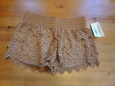 AMERICAN RAG NWT FAUX SUEDE LACE SHORTS Size SMALL - Image 1 of 4