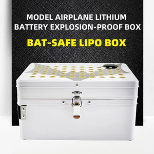 Aluminum Box RC Model Medium BAT-SAFE Fireproof Explosion-Proof Safety Battery - Imagen 1 de 10