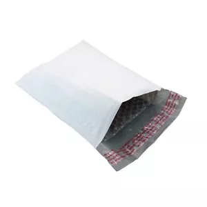 5-3000 #00 5x10 Polyblase gepolsterte Umschläge Versender Versandtaschen weiß 5x9 - Bild 1 von 2
