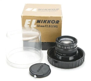 Nikon EL-Nikkor 2,8/50mm Vergrößerungsobjektiv 35mm OHNE Haltering. Unbenutzt. Box - Bild 1 von 2