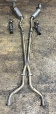 2008-2015 INFINITI G37 Q60 COUPE Escape Completo INTENÇÕES RÁPIDAS Aço Inoxidável - Imagem 1 de 4