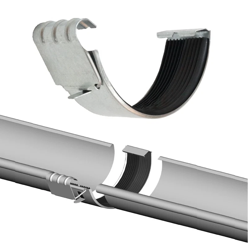 DELUXE DOM 10 Stk. Dachrinnenverbinder Rinnenverbinder 8tlg/250 7tlg/280 6tlg/333