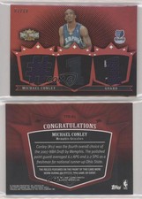 2007-08 Topps Triple Threads Triple Relic /18 Mike Conley #TTR-83 Rookie RC