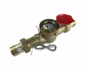 DAE MJ-200R 2" Lead Free Hot Water Meter, PulseOutput+Couplings, Gallons - Picture 1 of 7