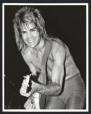 1980s CARLOS CAVAZO Vintage Original Photo QUIET RIOT GUITARIST gp