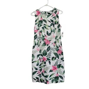Nuevo con etiquetas Vestido Floral Antiguo Marino Mujer Talla Mediana - Imagen 1 de 6