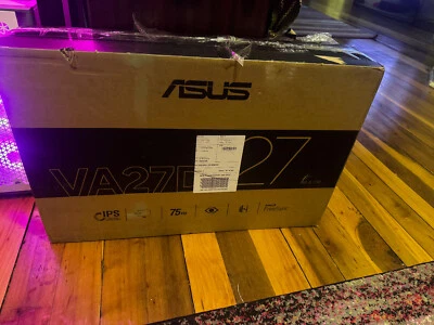 ASUS 27” 1080P Monitor (VA27DQ) - Full HD, IPS, 75Hz, Speakers, Adaptive-sync - Image 1 of 4