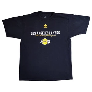 Vintage Adidas Los Angeles Lakers "The History of Champions" T-Shirt Herren Medium - Bild 1 von 7