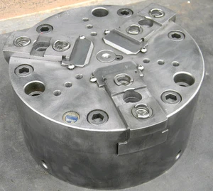 USED BUCK CHUCK PULL-BACK POWER CHUCK 10.00" USA (Part# 3710) 3-JAW - Picture 1 of 7