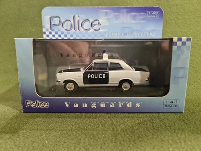 VANGUARDS VA8704 VAUXHALL VIVA AYR BURGH POLICE UNIT BEAT CAR SCALA 1:43 - Immagine 1 di 4