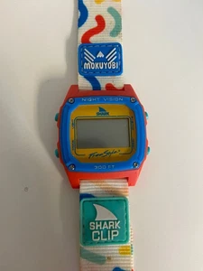 Freestyle Shark Classic Clip Mokuyobi Ltd Ed 38mm Digital Surf Watch 100M Nylon - Picture 1 of 5