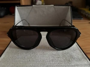 Gucci GG3737/S Black Aviator Sunglasses – Authentic – Original Box & Cloth - Bild 1 von 5