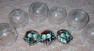 THREE 1960'S MAD MAGAZINE - ALFRED E. NEUMAN GOOGLE EYE FACE PIN - Gumball - Picture 1 of 4