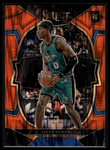 2022-23 Panini Select Jalen Duren Orange Flash Prizms Detroit Pistons #98 - Picture 1 of 2