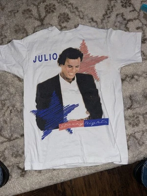 Camiseta De Colección 1991 Julio Iglesias Starry Nights Pop Concierto Latino Para Hombre M Foto 1 de 3