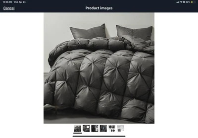 Um edredom muito confortável com penas dentro - Imagem 1 de 4